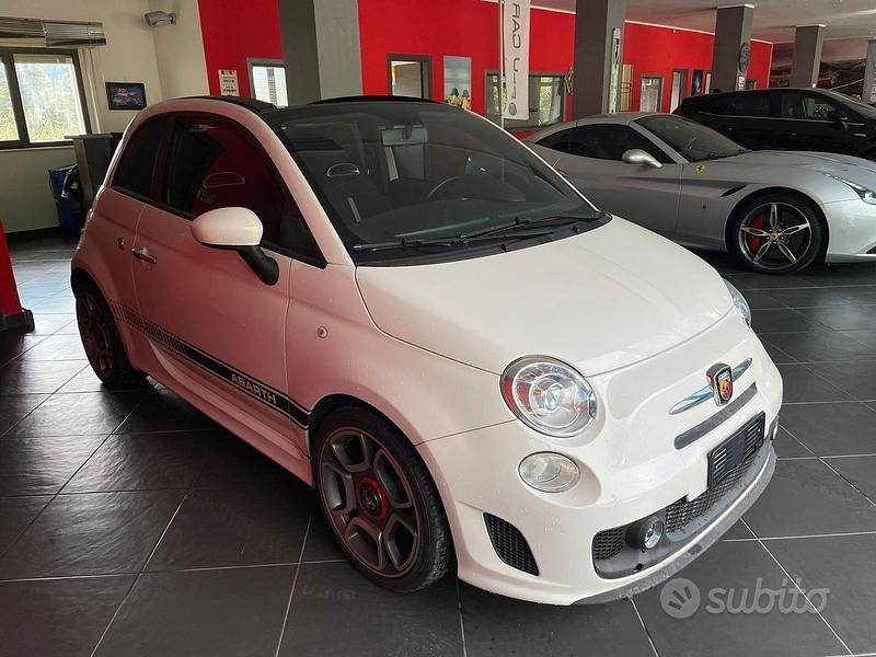Usata Abarth 500C 140 CV (102 kW) 2012 Bianco Cabrio