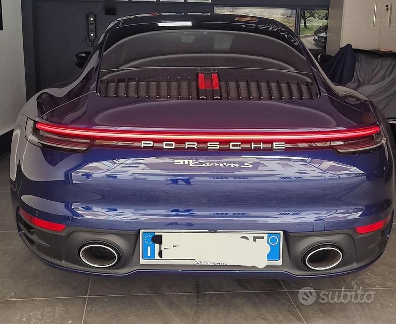 Usata Porsche 992 450 CV (330 kW) 2019 Blu Coupé