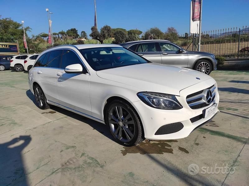 Usata Mercedes C220 Sport 170 CV (125 kW) 2014 Bianco Station wagon