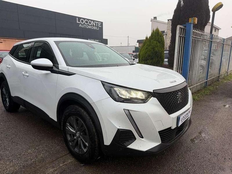 Bianco Usata 2021 Peugeot 2008 Allure SUV | 11.990 € (Super prezzo) - Immagine 1/3