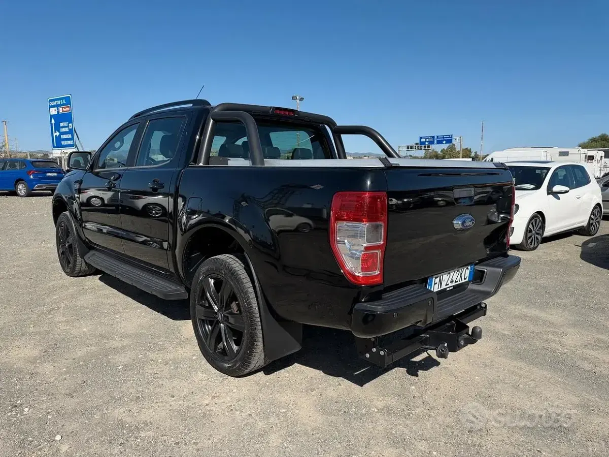 Usata Ford Ranger 200 CV (147 kW) 2018 Nero Pick-up