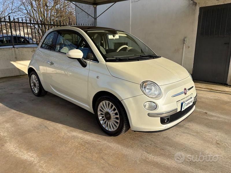 Usata Fiat 500 Lounge 69 CV (50 kW) 2013 Bianco Utilitaria
