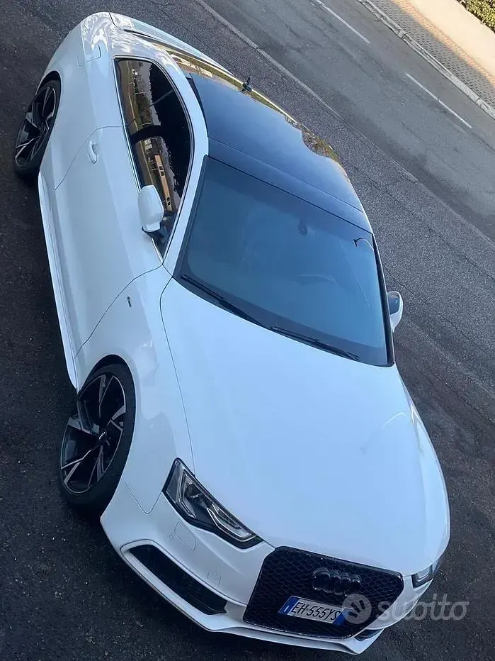 Usata Audi A5 177 CV (130 kW) 2012 Bianco Coupé
