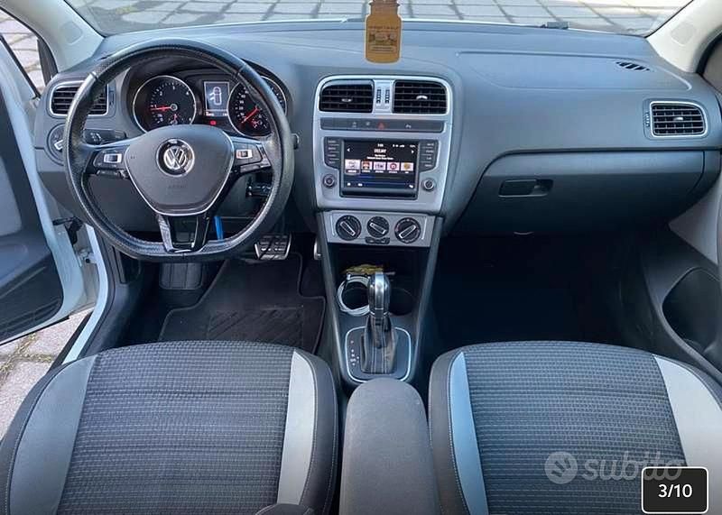 Usata VW Polo Cross 90 CV (66 kW) 2015 Bianco Utilitaria