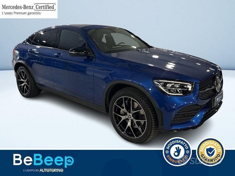 Usata Mercedes GLC220 Premium 194 CV (142 kW) 2023 Blu metallizzato Coupé