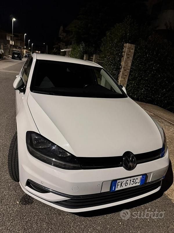 Usata VW Golf VII 116 CV (85 kW) 2017 Bianco Berlina