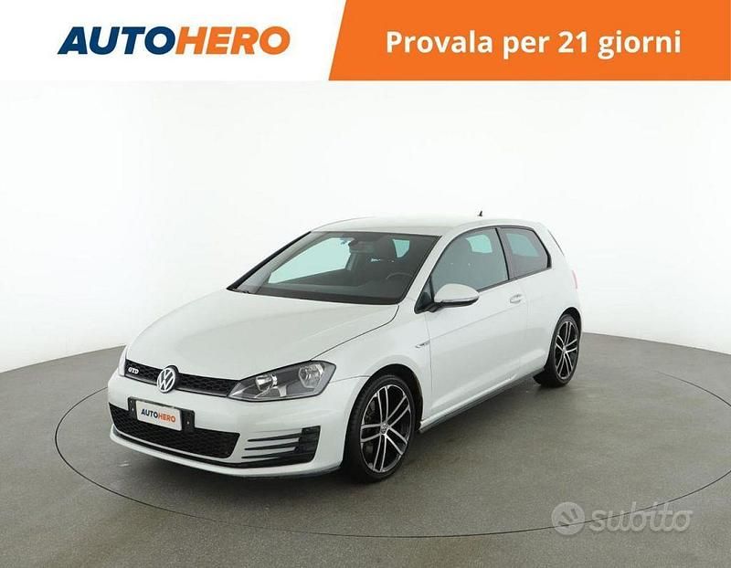Bianco Usata 2015 VW Golf VII GTD Tre volumi | 16.499 € (Buon prezzo) - Immagine 1/2