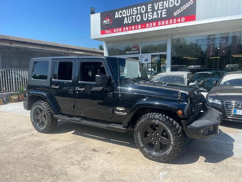 Usata Jeep Wrangler Unlimited Sahara 177 CV (130 kW) 2008 Nero SUV
