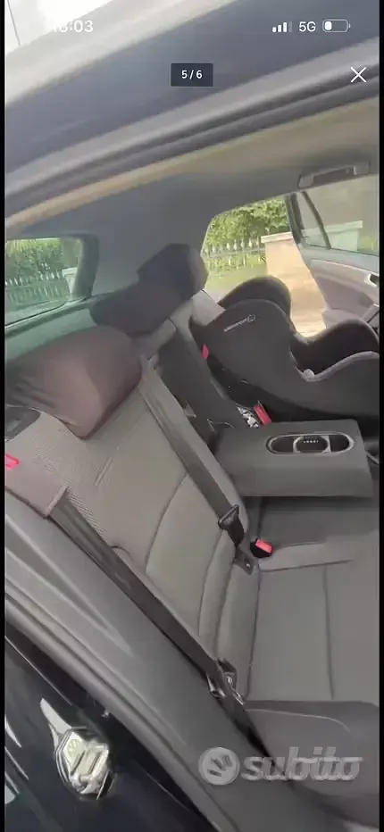 Usata VW Golf VII 105 CV (77 kW) 2016 Nero Utilitaria