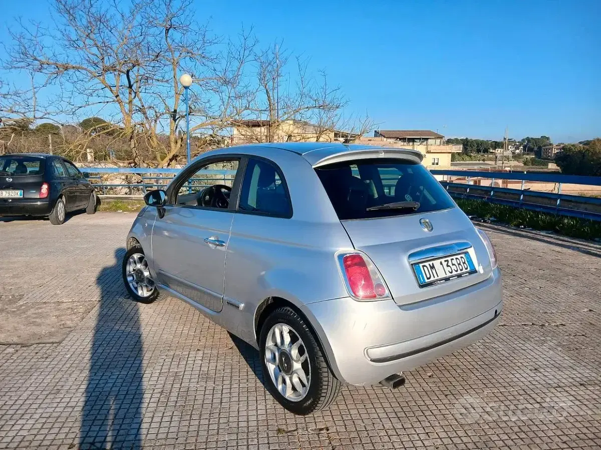 Usata Fiat 500 69 CV (50 kW) 2009 Grigio Cabrio