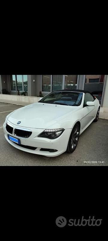 Usata BMW 635 Cabriolet 286 CV (210 kW) 2009 Bianco Cabrio