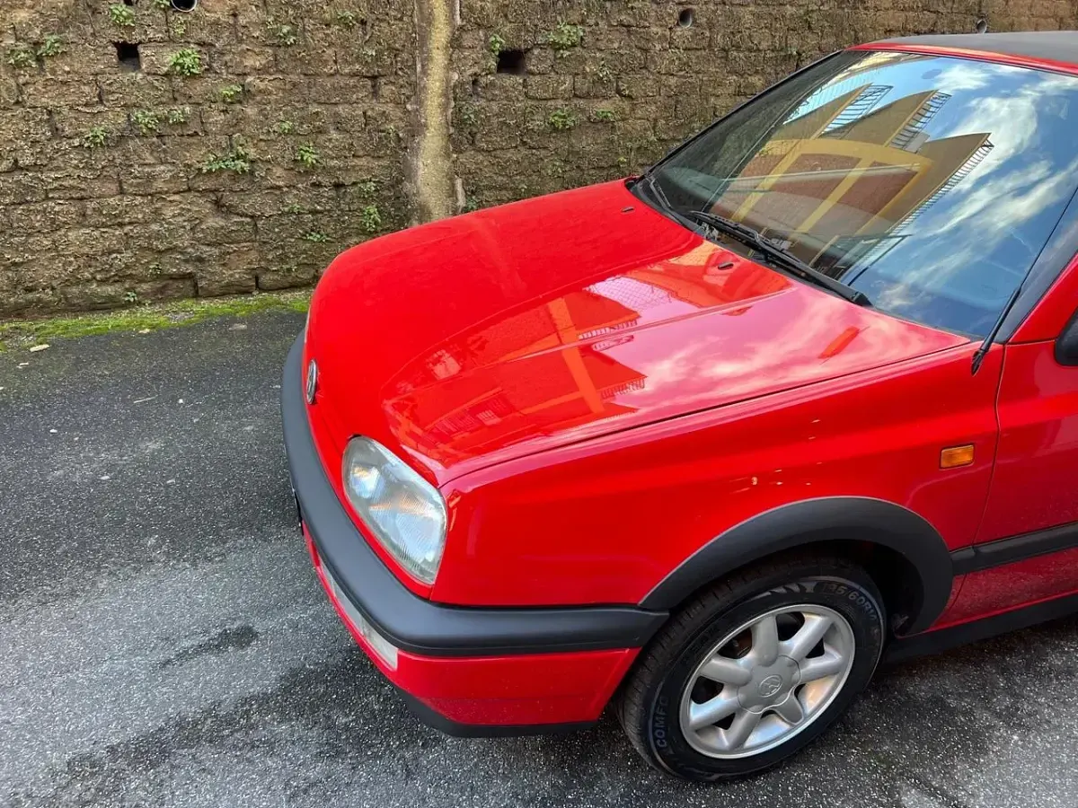 Usata VW Golf Cabriolet 101 CV (74 kW) 1995 Rosso Cabrio