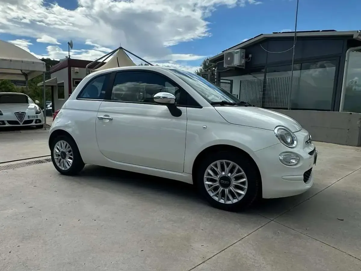 Usata Fiat 500 Lounge 69 CV (50 kW) 2016 Bianco Utilitaria