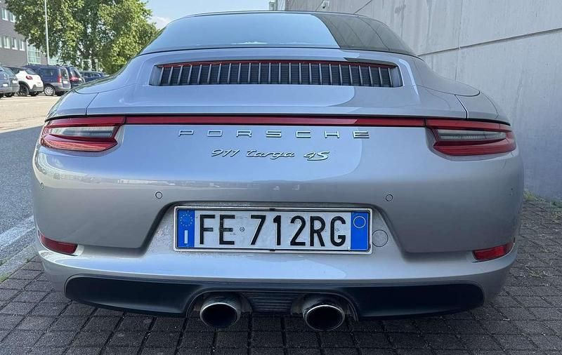 Usata Porsche 991 420 CV (308 kW) 2016 Argento Cabrio