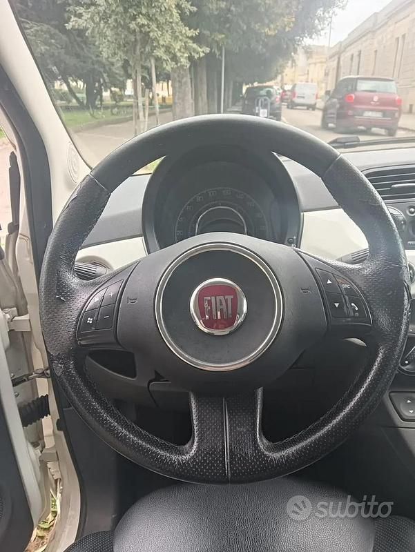 Usata Fiat 500 75 CV (55 kW) 2008 Bianco Berlina