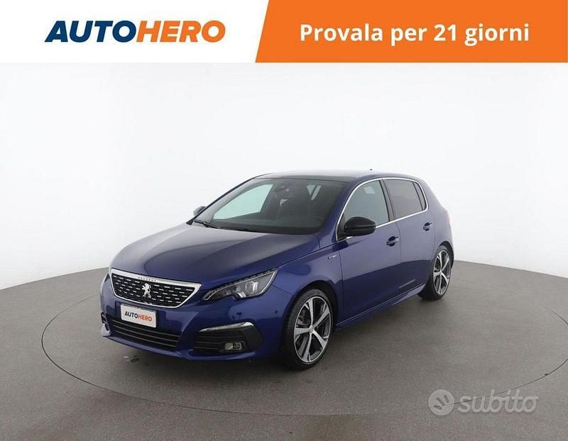 Usata Peugeot 308 GT-line 131 CV (96 kW) 2017 Blu/azzurro Berlina