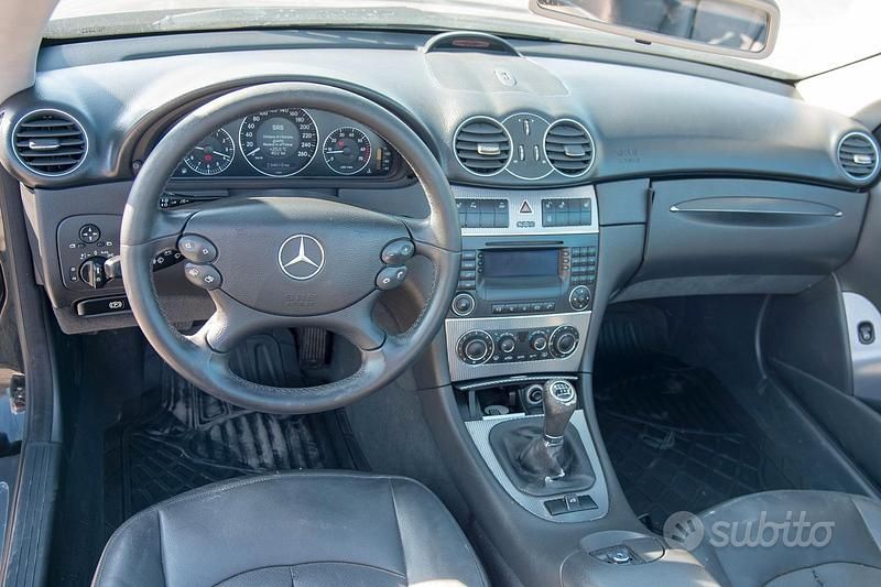 Usata Mercedes CLK200 Avantgarde 163 CV (119 kW) 2005 Nero Cabrio