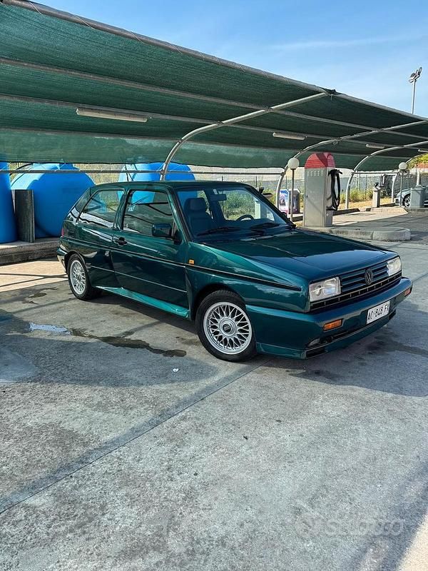 Usata VW Golf II 1989 Verde Utilitaria