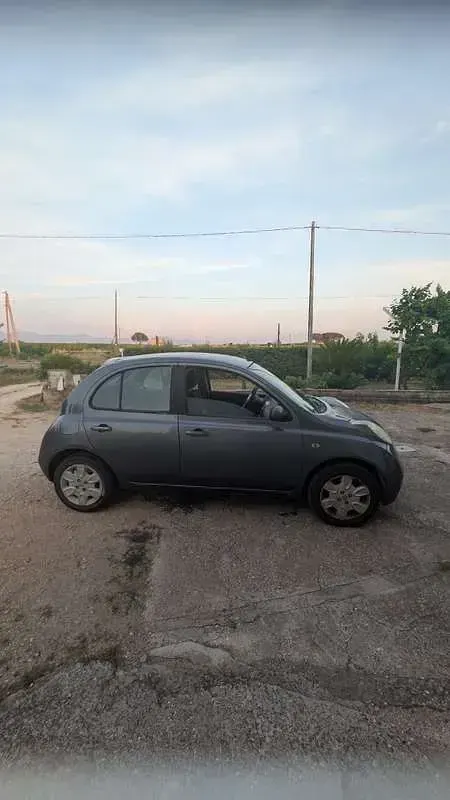 Usata Nissan Micra Acenta 86 CV (63 kW) 2008 Grigio Berlina
