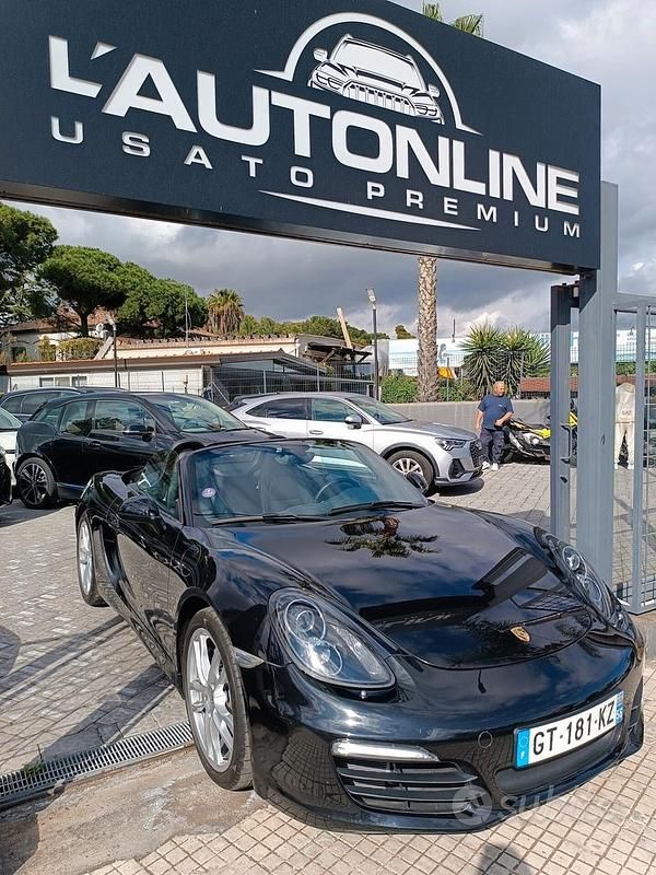Usata Porsche Boxster 265 CV (194 kW) 2013 Blu Cabrio