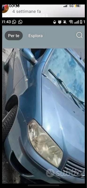 Usata Fiat Punto 80 CV (58 kW) 2007 Blu Berlina