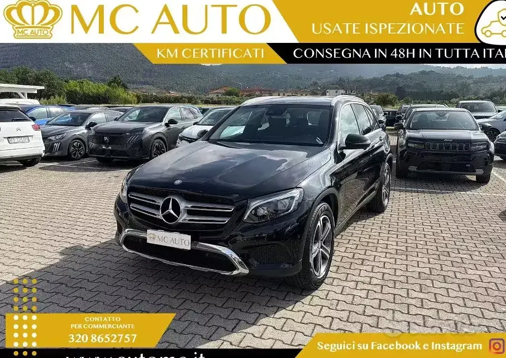 Usata Mercedes GLC250 Exclusive 204 CV (150 kW) 2016 Nero SUV