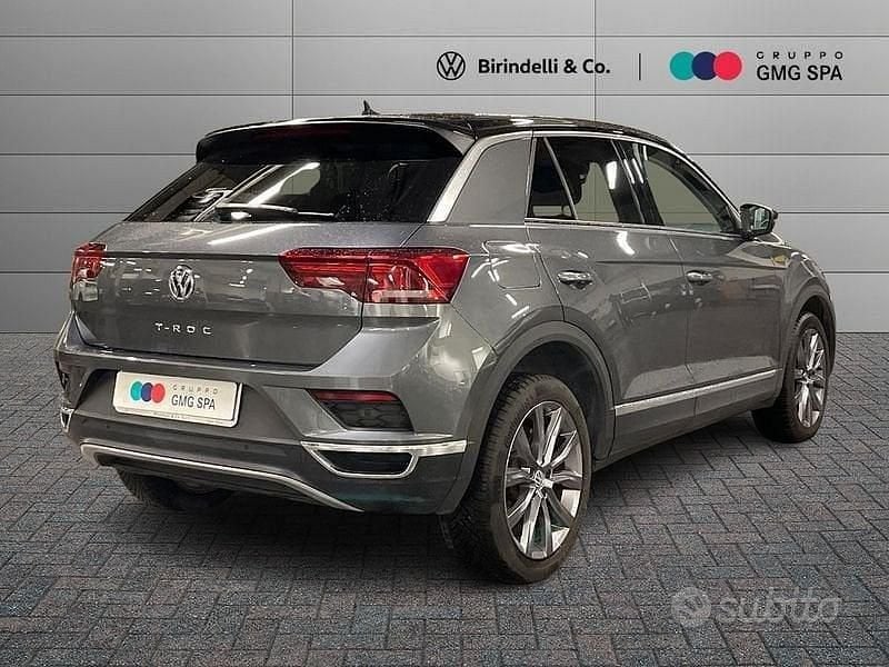 Usata VW T-Roc Advance 150 CV (110 kW) 2019 Grigio SUV