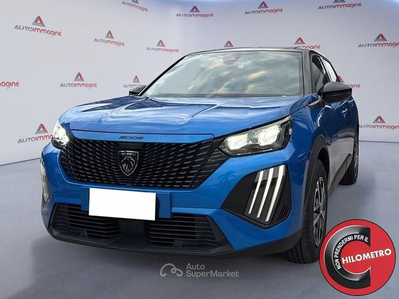 Blu/azzurro Usata 2024 Peugeot 2008 Active SUV | 18.900 € (Buon prezzo) - Immagine 1/4