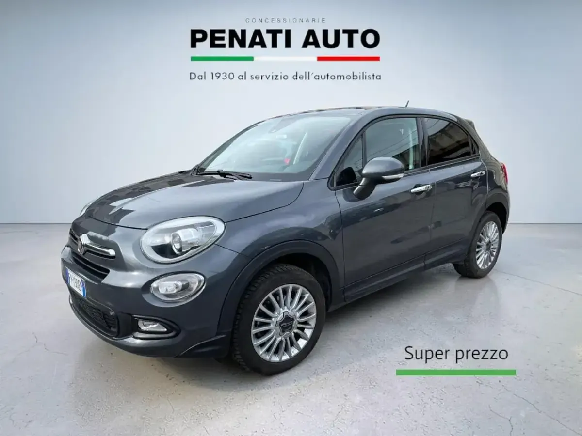 Usata Fiat 500X Lounge 140 CV (102 kW) 2018 Grigio scuro SUV