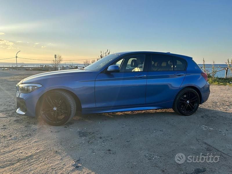Usata BMW 116 M Sport 116 CV (85 kW) 2019 Blu Utilitaria