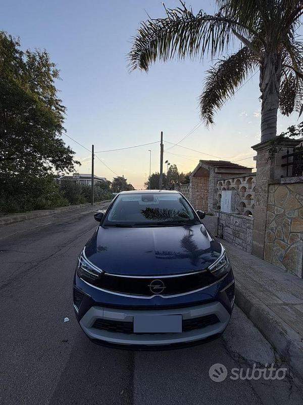 Usata Opel Crossland 110 CV (80 kW) 2023 Blu SUV