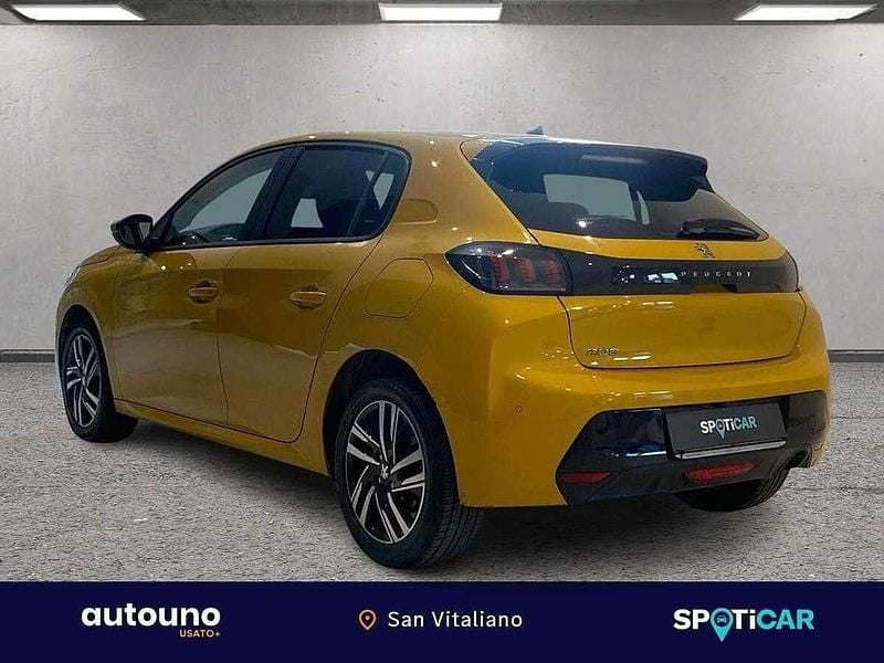Usata Peugeot 208 GT 102 CV (75 kW) 2021 Giallo Utilitaria