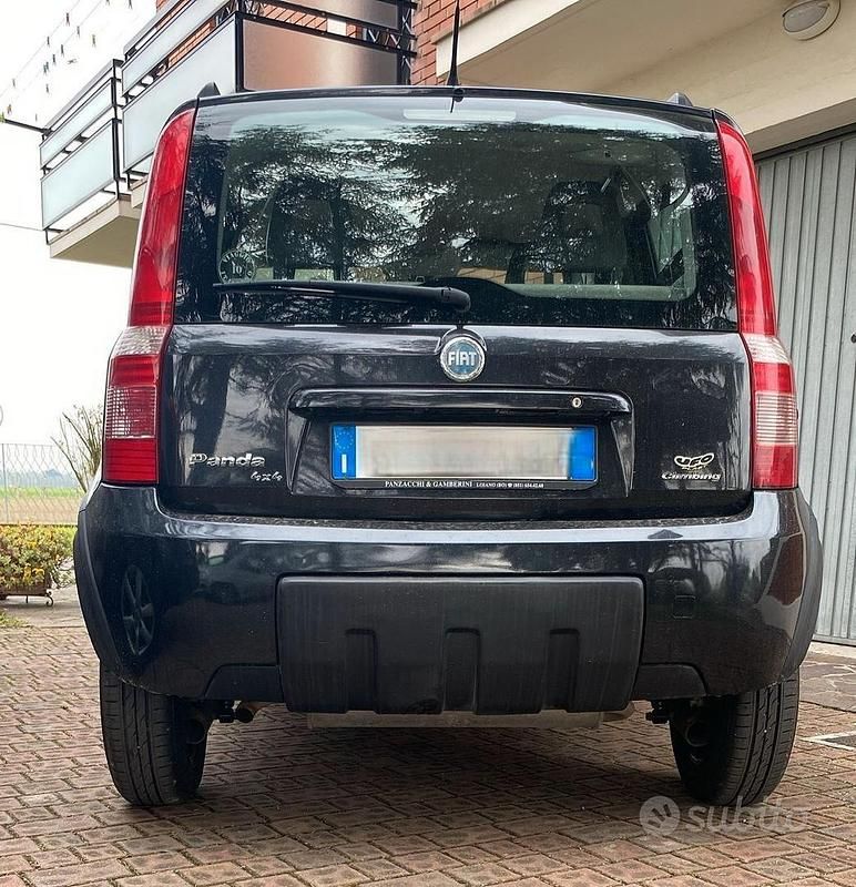 Usata Fiat Panda 2004 Nero Utilitaria