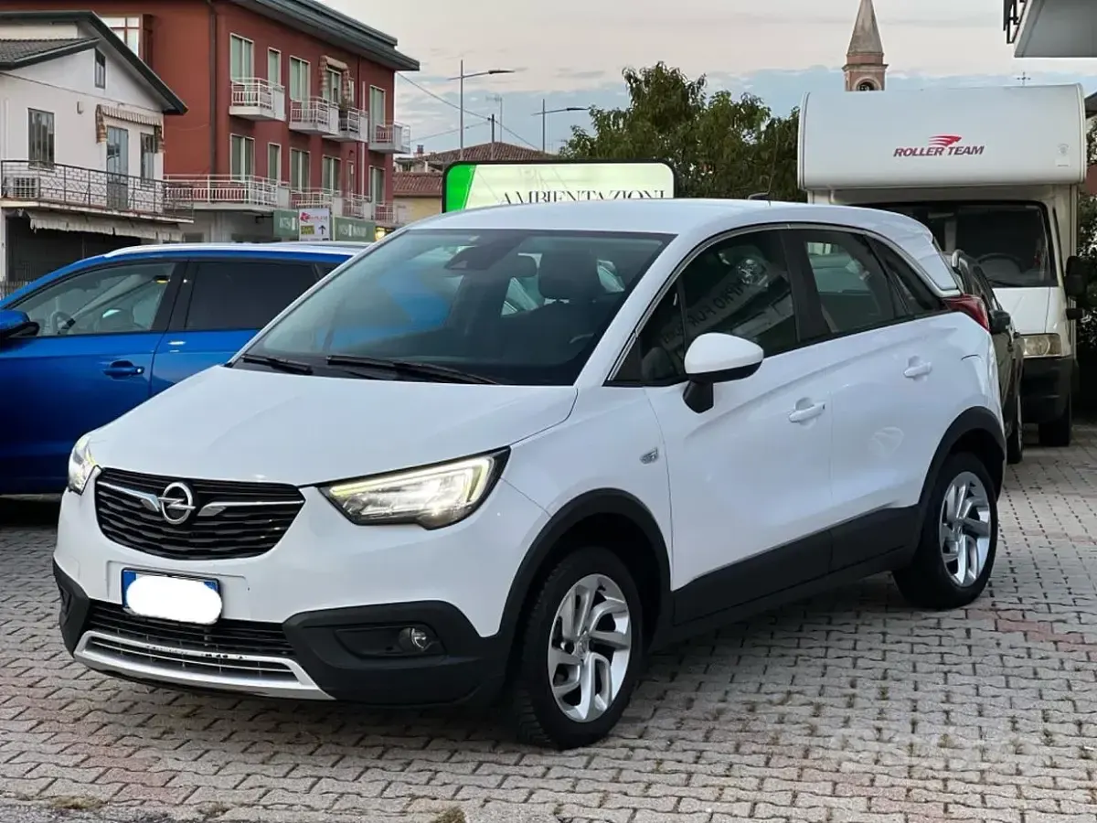 Usata Opel Crossland X 102 CV (75 kW) 2018 Bianco SUV