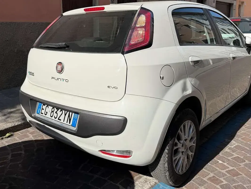 Usata Fiat Punto Evo 77 CV (56 kW) 2012 Bianco Utilitaria