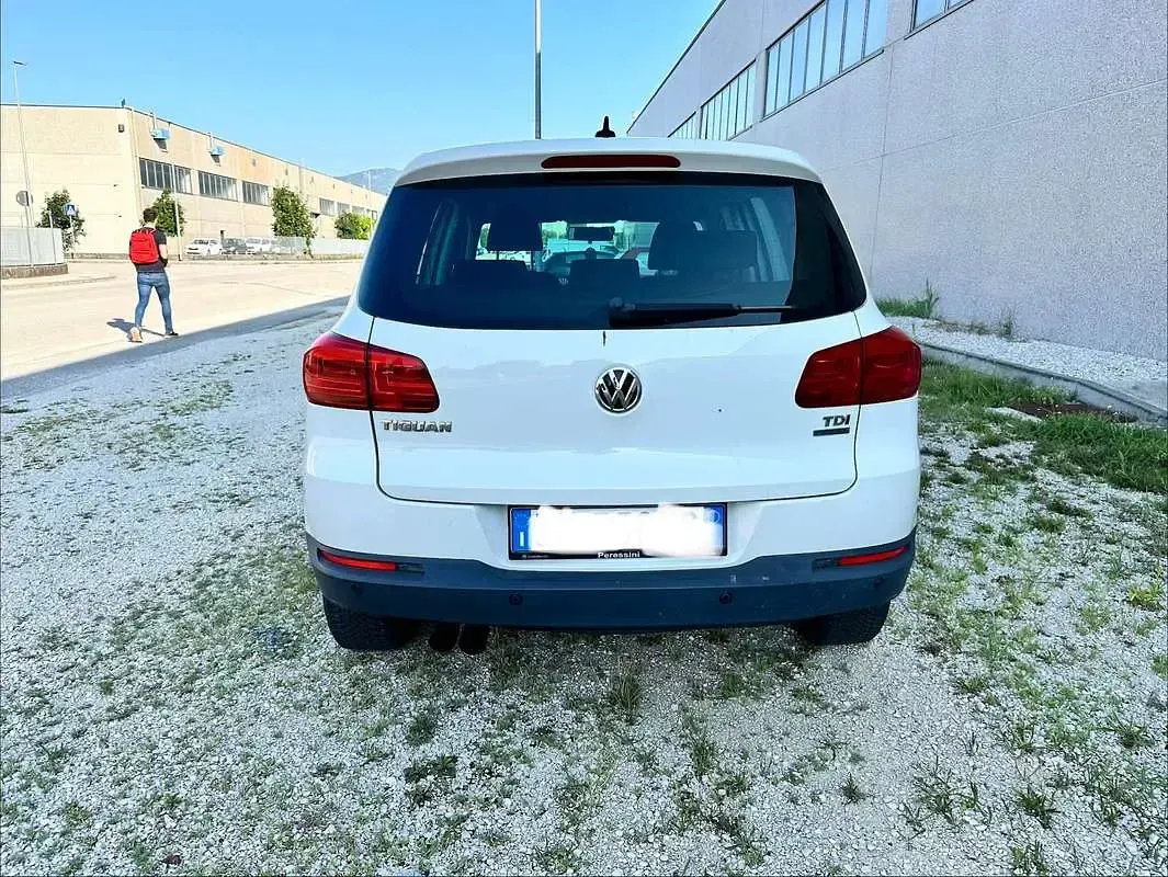 Usata VW Tiguan Trendline 110 CV (80 kW) 2011 Bianco SUV