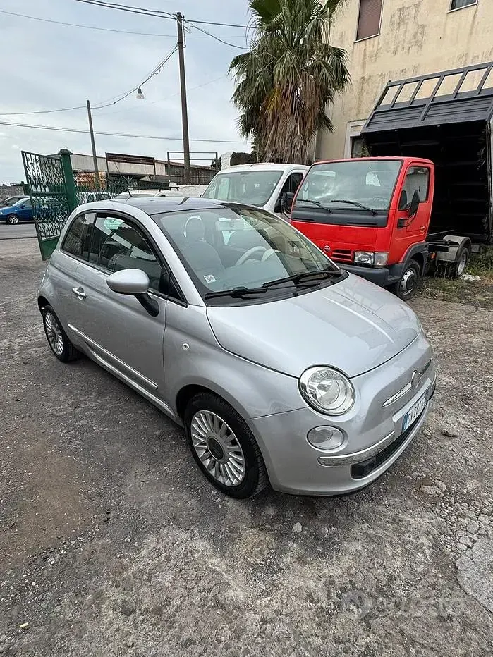 Usata Fiat 500 75 CV (55 kW) 2009 Grigio Cabrio