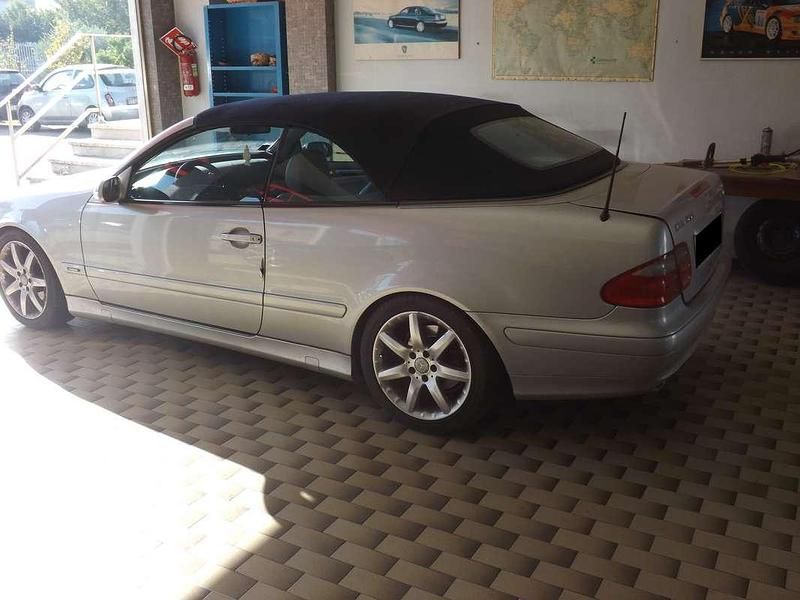 Brugt Mercedes CLK200 Elegance 163 HK (119 kW) 2002 Sølv Cabriolet
