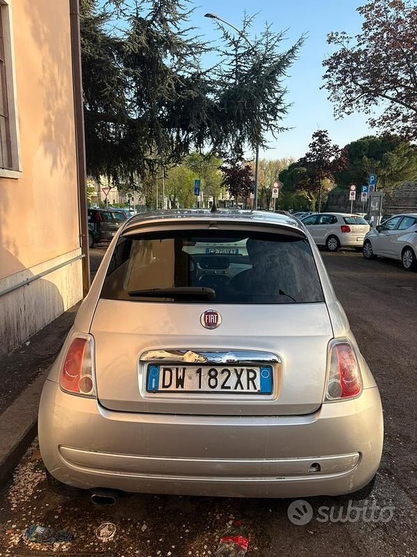 Usata Fiat 500 2009 Grigio Cabrio