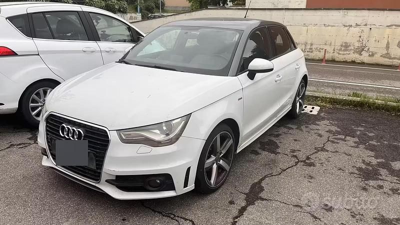 Usata Audi A1 Sportback S-Line 90 CV (66 kW) 2012 Bianco Utilitaria