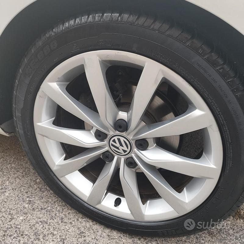 Usata VW Golf VII 110 CV (80 kW) 2017 Bianco Berlina