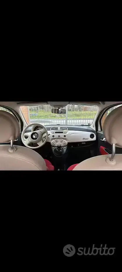 Usata Fiat 500 69 CV (50 kW) 2011 Bianco Berlina