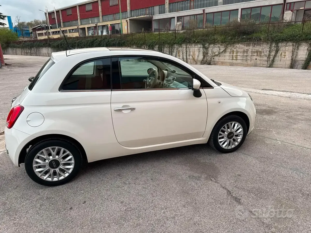 Usata Fiat 500 95 CV (69 kW) 2016 Bianco Utilitaria