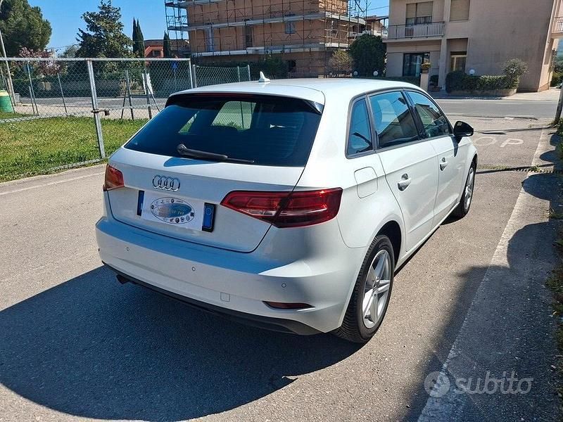 Usata Audi A3 116 CV (85 kW) 2018 Bianco Berlina