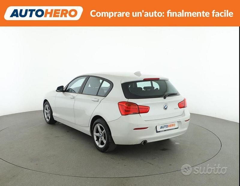 Usata BMW 116 Advantage 116 CV (85 kW) 2017 Bianco Utilitaria