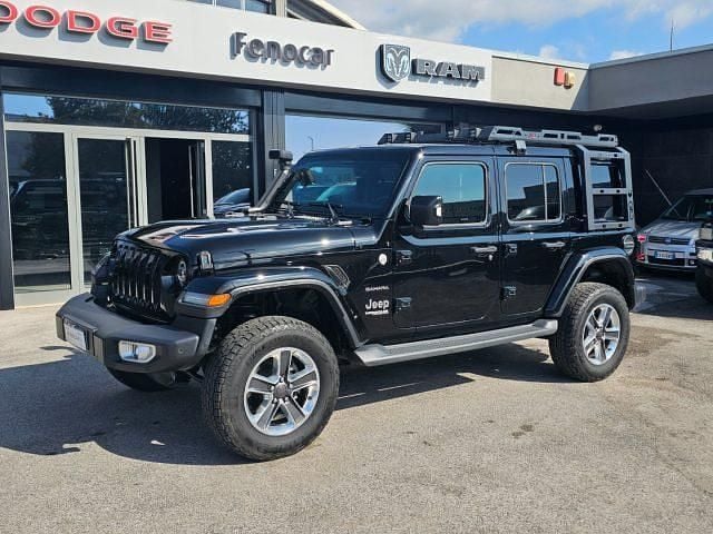 Usata Jeep Wrangler Unlimited Sahara 200 CV (147 kW) 2020 Nero pastello SUV