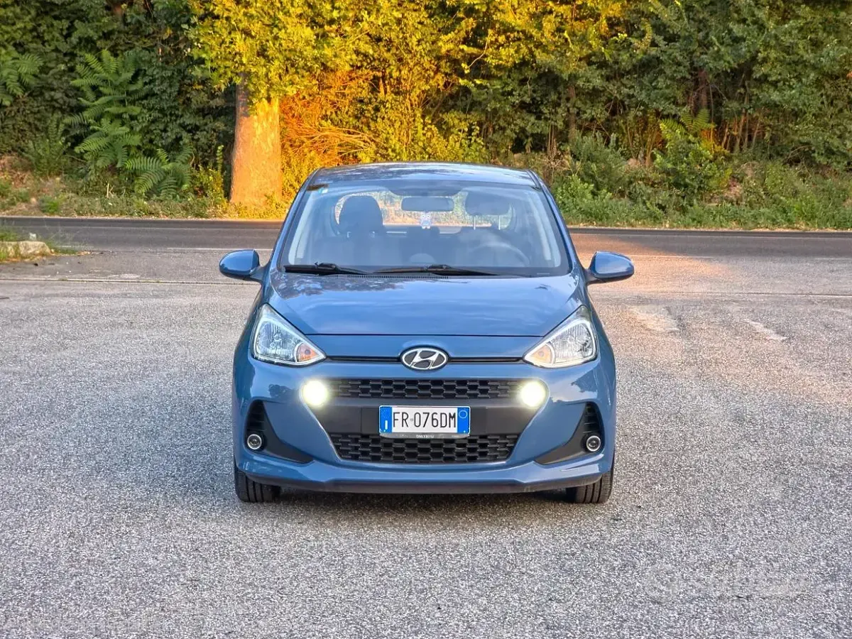 Usata Hyundai i10 Style 66 CV (48 kW) 2018 Bluazzurro Utilitaria