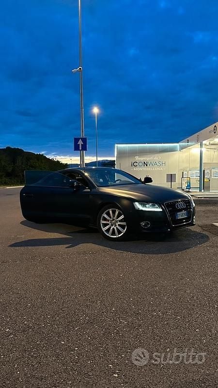 Usata Audi A5 239 CV (175 kW) 2009 Nero Coupé