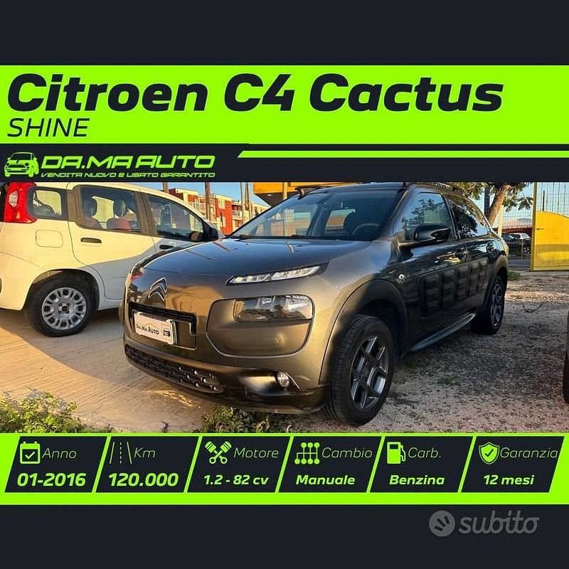 Usata Citroën C4 PureTech 81 CV (59 kW) 2016 Grigio SUV