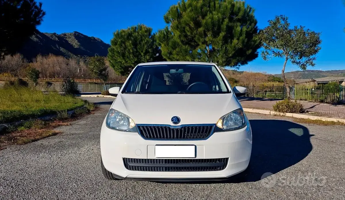 Usata Skoda Citigo G-TEC Active 68 CV (50 kW) 2016 Bianco Utilitaria